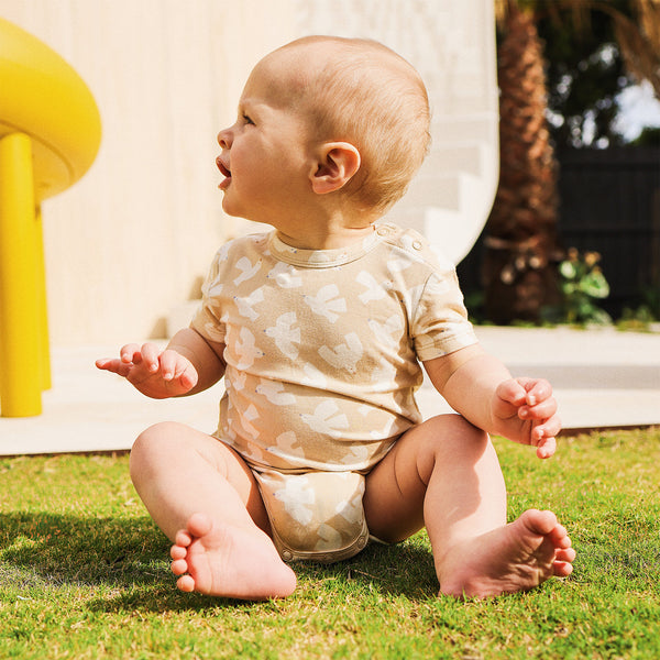 Comfy Bodysuit Short Sleeve - Seagull