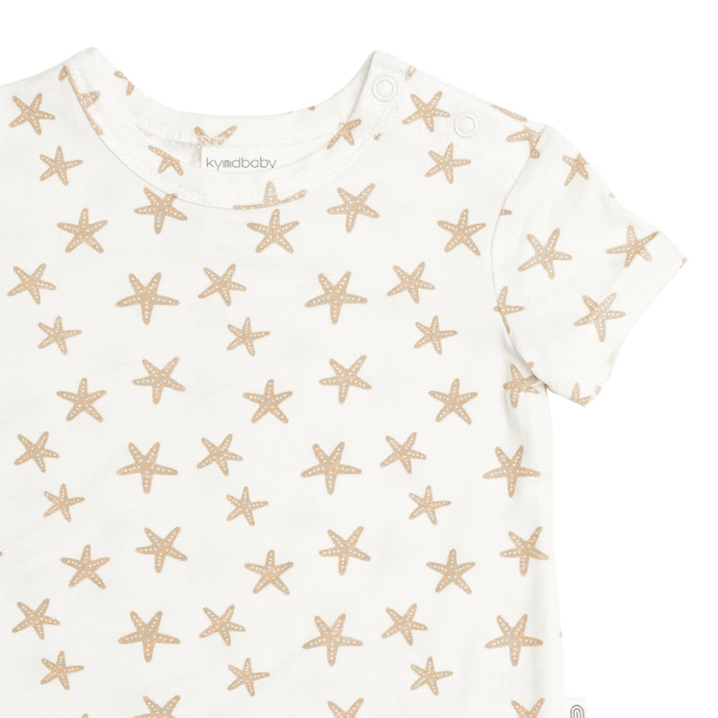 Comfy Bodysuit Short Sleeve - Star Fish