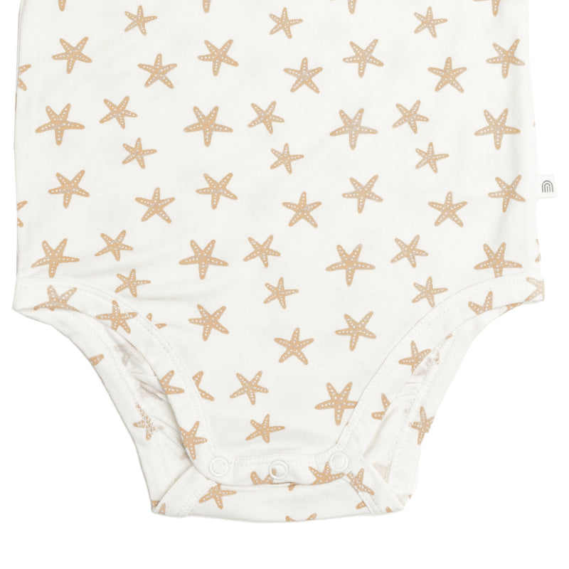 Comfy Bodysuit Short Sleeve - Star Fish