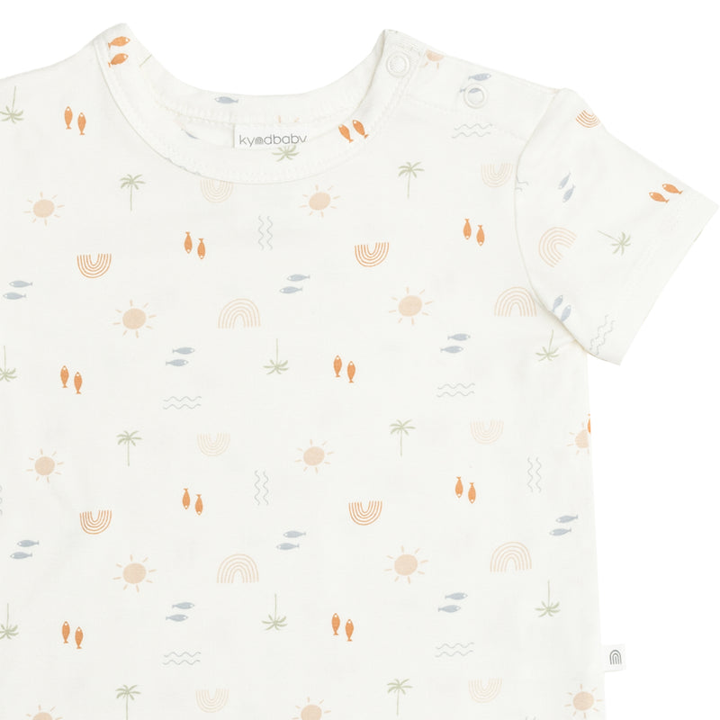Comfy Bodysuit Short Sleeve - Summertime