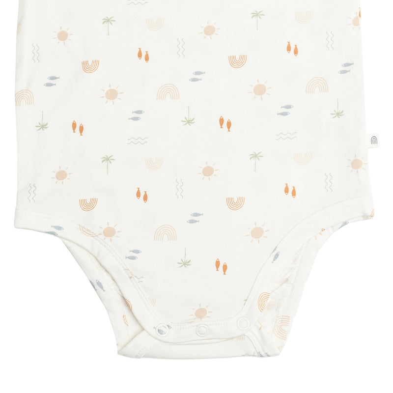 Comfy Bodysuit Short Sleeve - Summertime