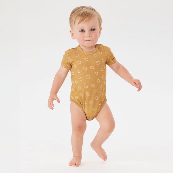 Comfy Bodysuit Short Sleeve - Sunrise