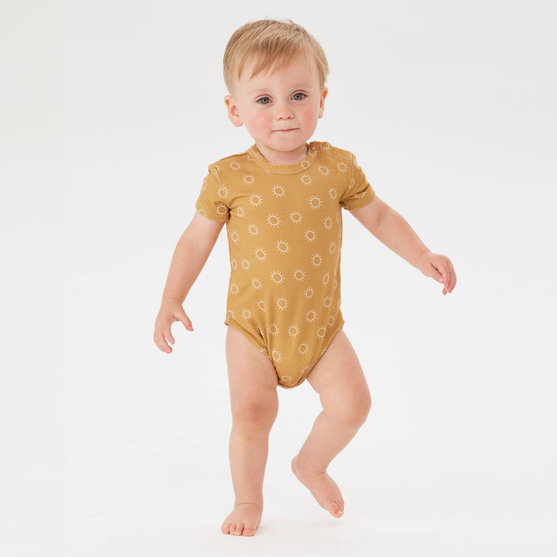 Comfy Bodysuit Short Sleeve - Sunrise