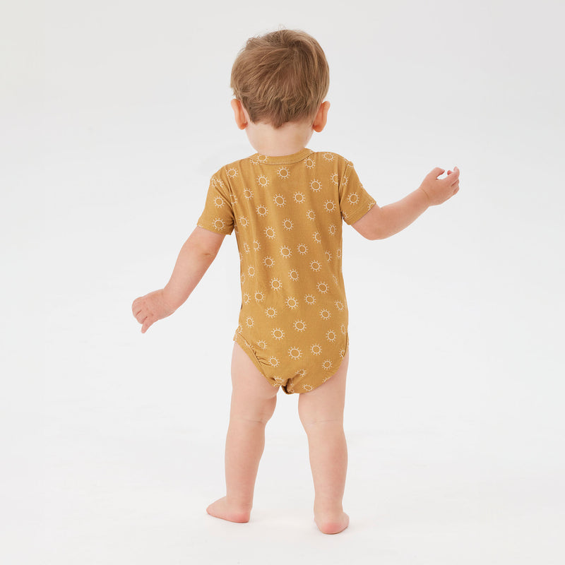 Comfy Bodysuit Short Sleeve - Sunrise