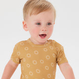 Comfy Bodysuit Short Sleeve - Sunrise