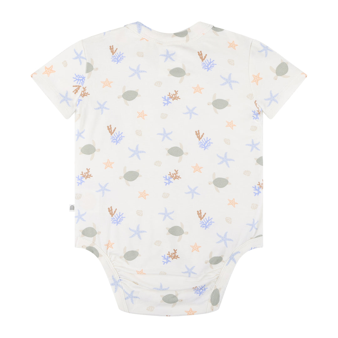 Comfy Bodysuit Short Sleeve - Underwater World