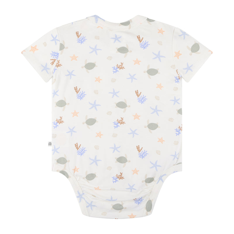 Comfy Bodysuit Short Sleeve - Underwater World