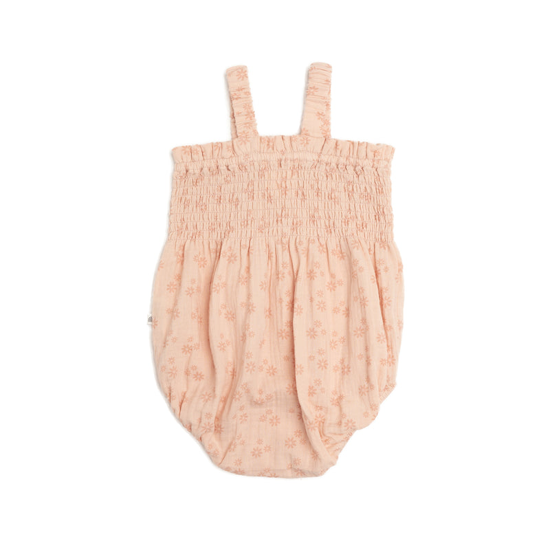 Shirred Romper - Ditsy Floral