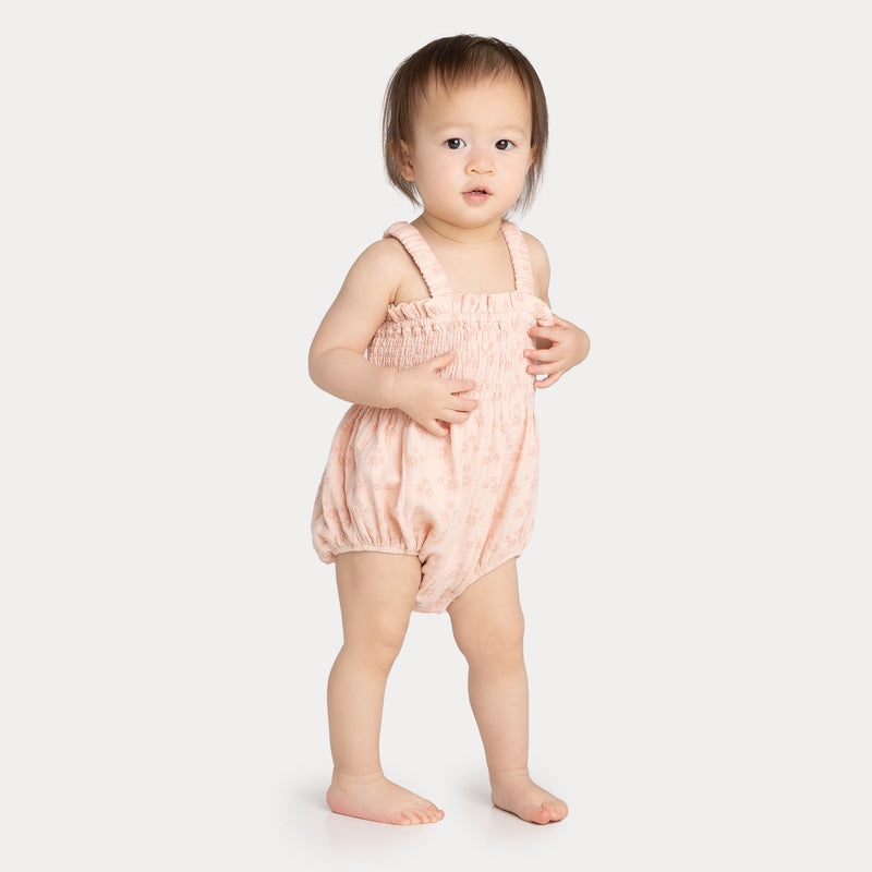 Shirred Romper - Ditsy Floral