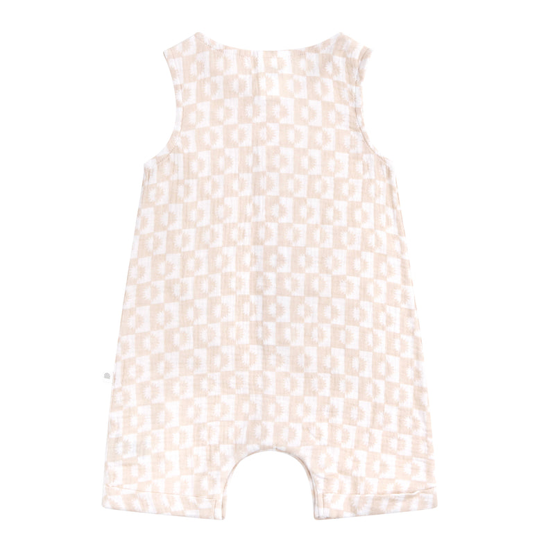 Slouchy Sleeveless Shortall - Sunset