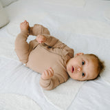 Rib Day Or Night Onesie - Mocha