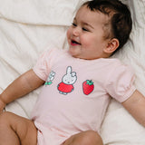 Miffy Puff Sleeve Bodysuit - Soft Pink