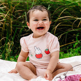 Miffy Puff Sleeve Bodysuit - Soft Pink