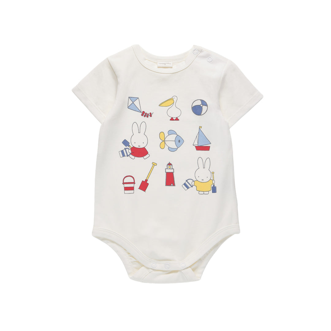 Miffy Short Sleeve Bodysuit - Snow White