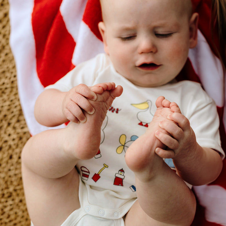 Miffy Short Sleeve Bodysuit - Snow White
