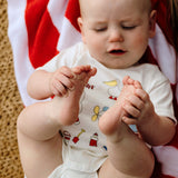 Miffy Short Sleeve Bodysuit - Snow White