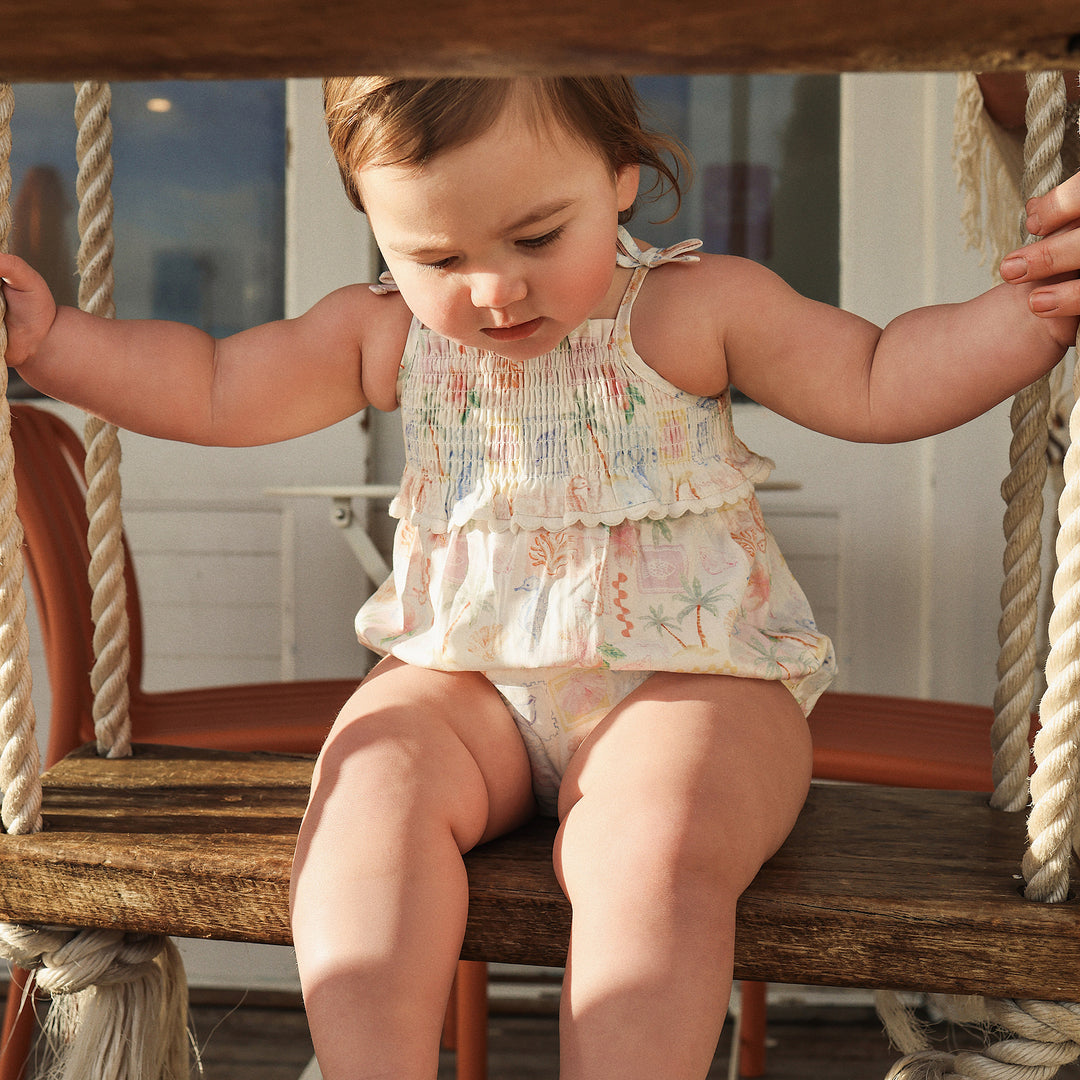 Resort Shirred Romper - Resort