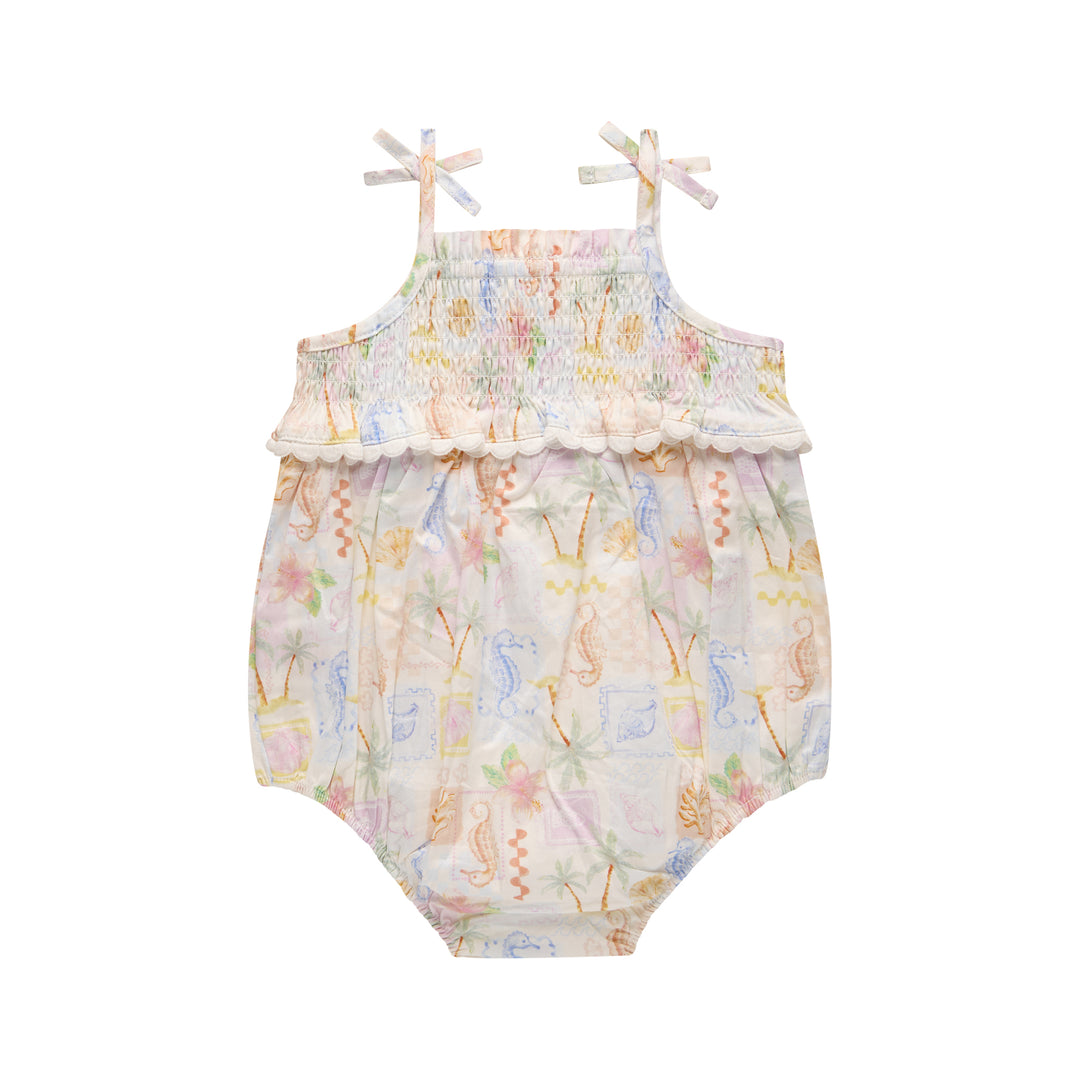 Resort Shirred Romper - Resort