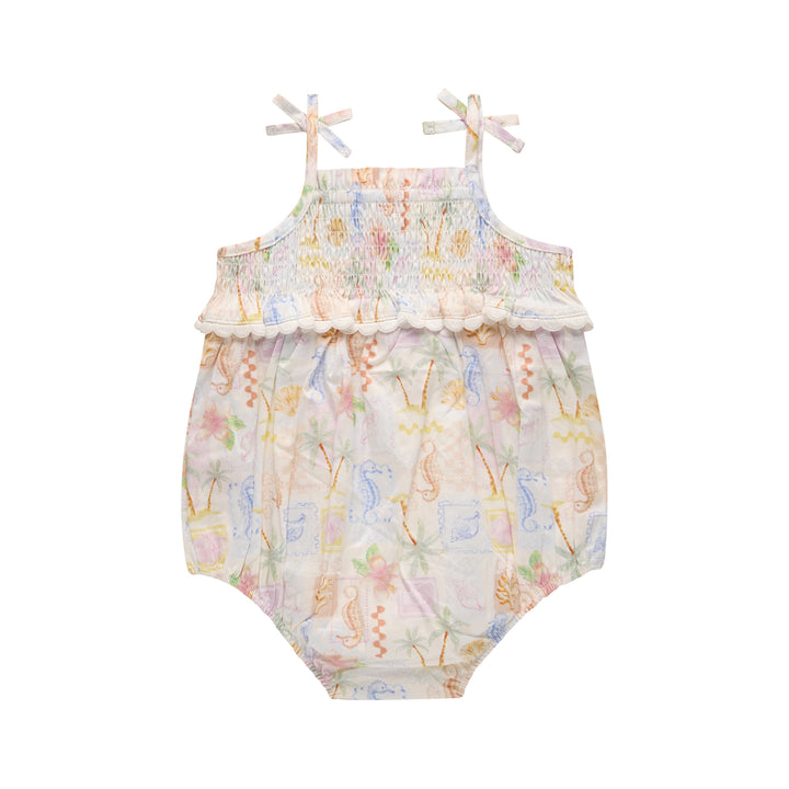 Resort Shirred Romper - Resort