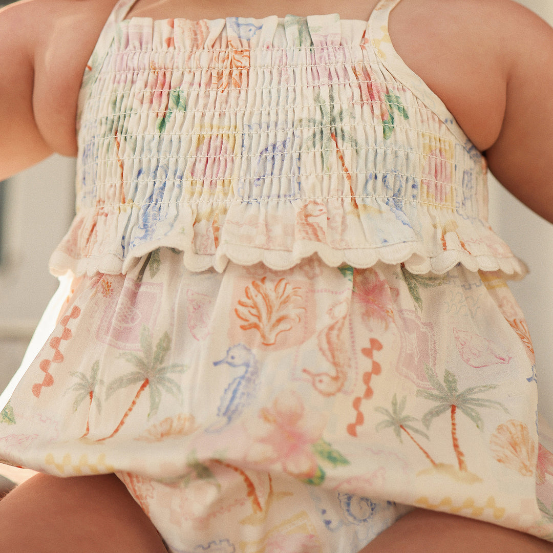 Resort Shirred Romper - Resort