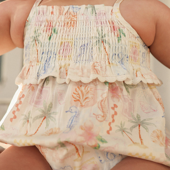 Resort Shirred Romper - Resort