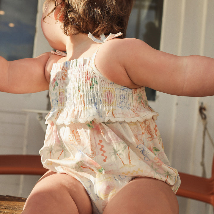 Resort Shirred Romper - Resort