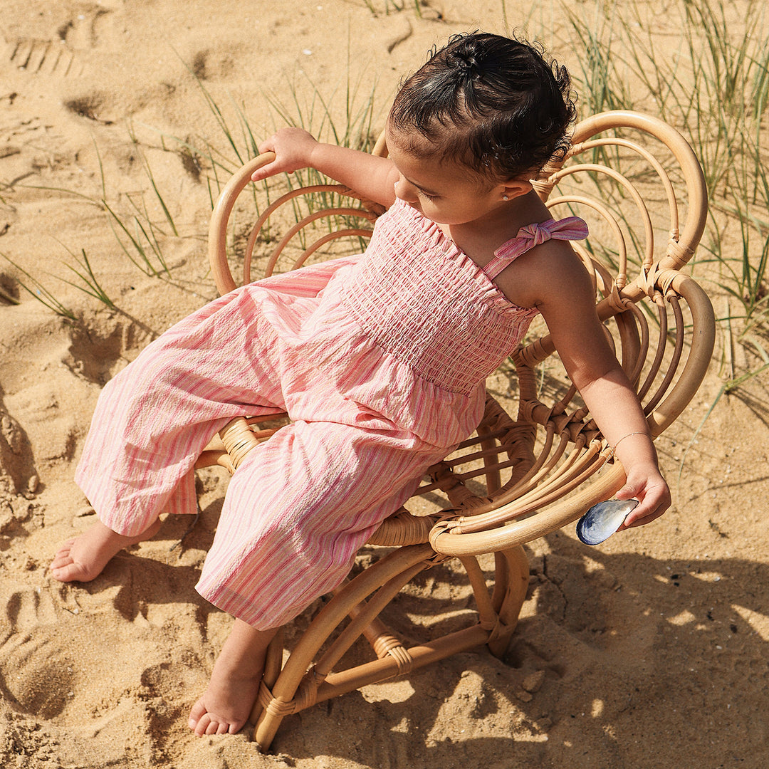 Shirred Playsuit - Stripe