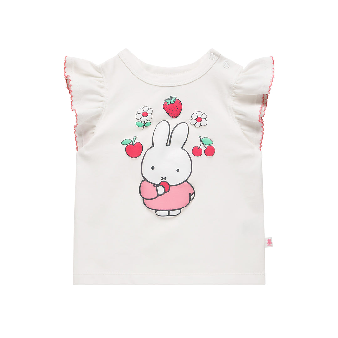 Miffy Frill Tee - Snow White