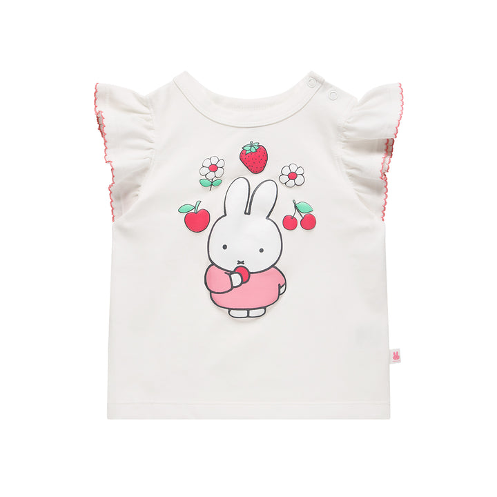 Miffy Frill Tee - Snow White
