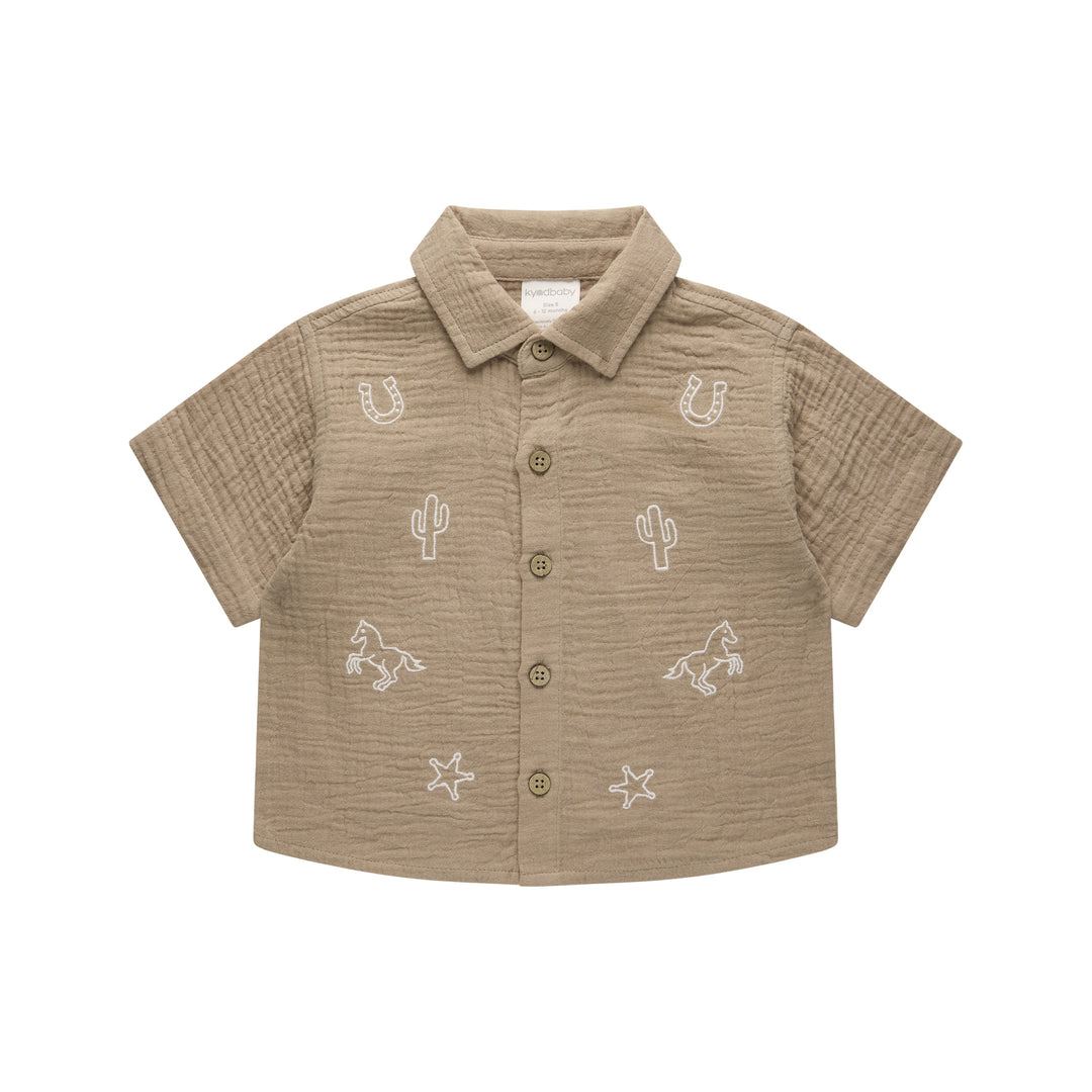 Woven Shirt - Mocha