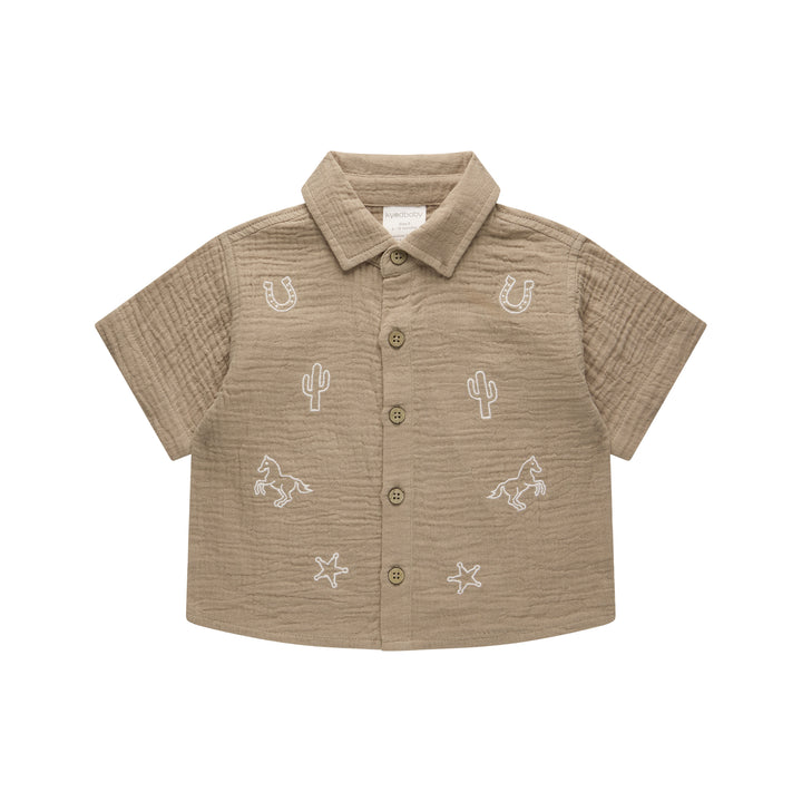 Woven Shirt - Mocha