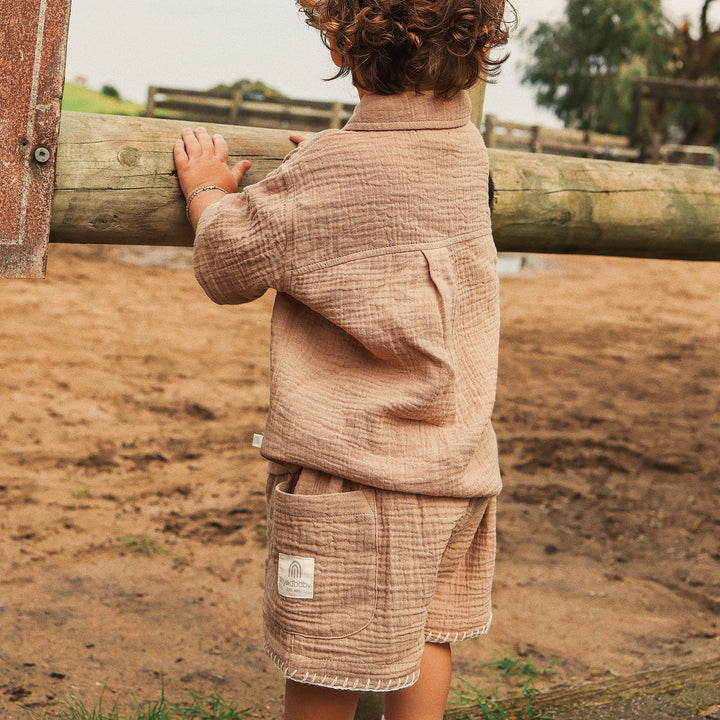Woven Shirt - Mocha