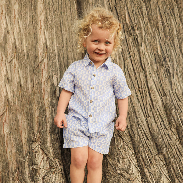 Woven Shirt - Blue Sunrise