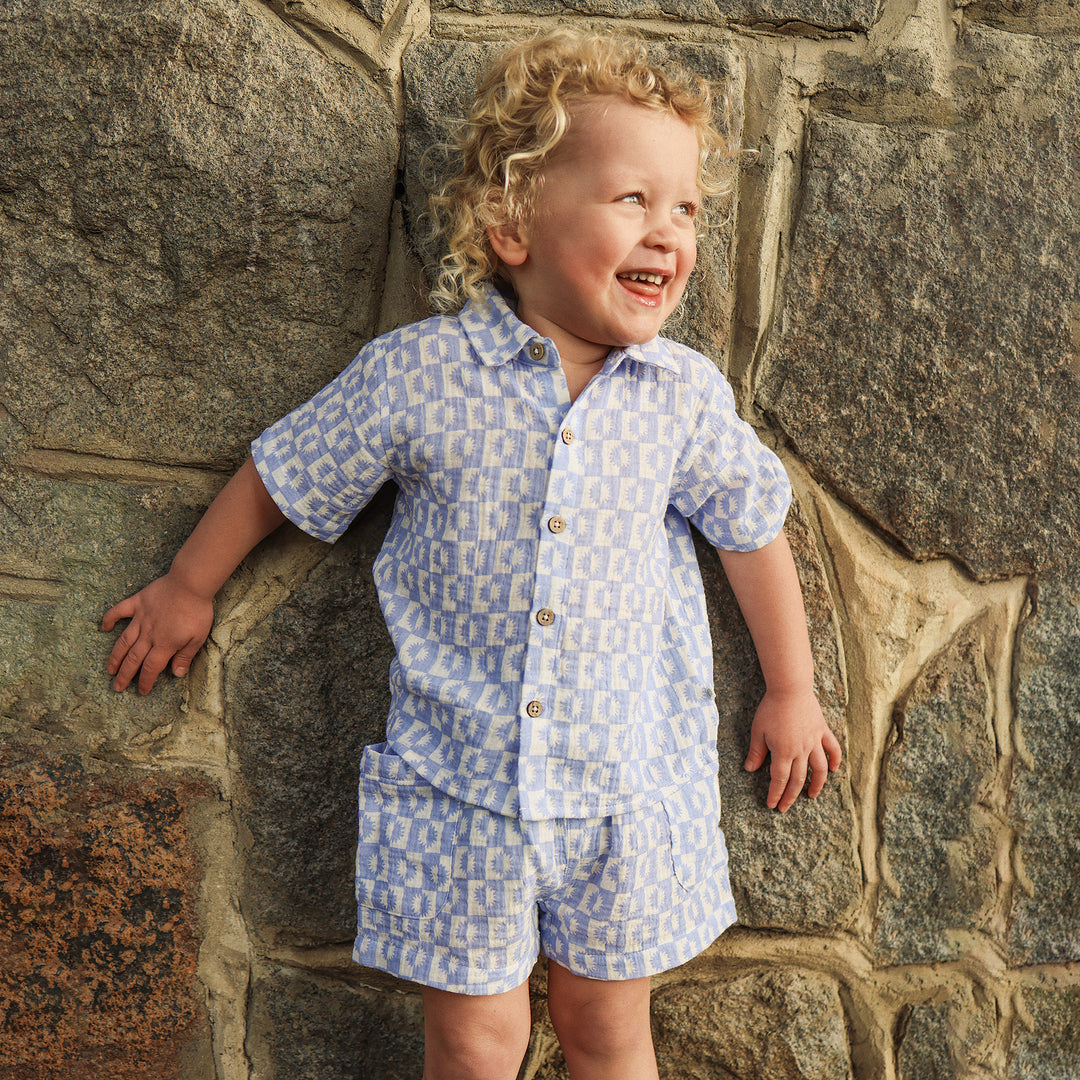 Woven Shirt - Blue Sunrise