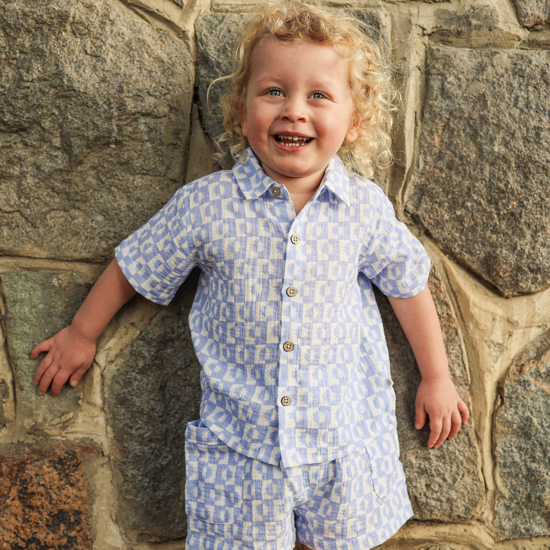 Woven Shirt - Blue Sunrise