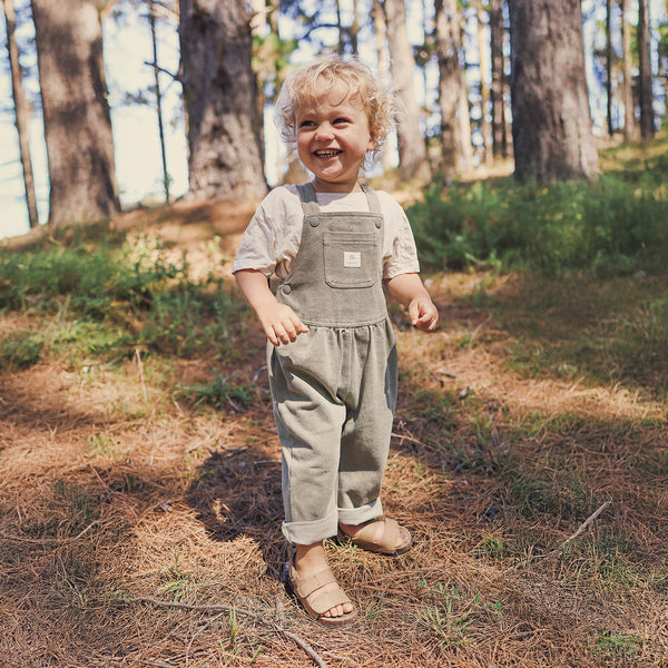 Denim Overall - Sage