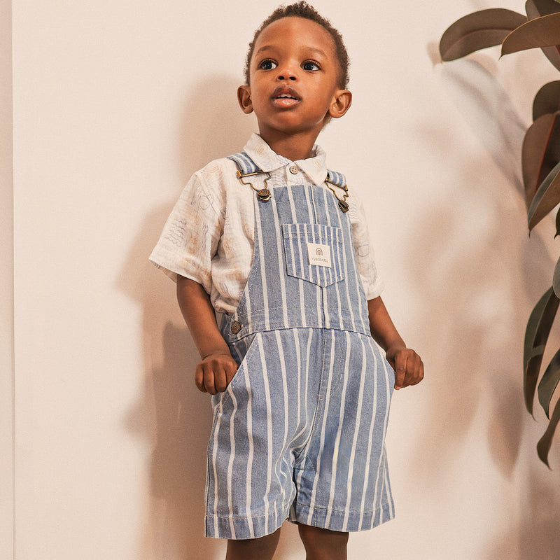 Woven Overall - Washed Denim