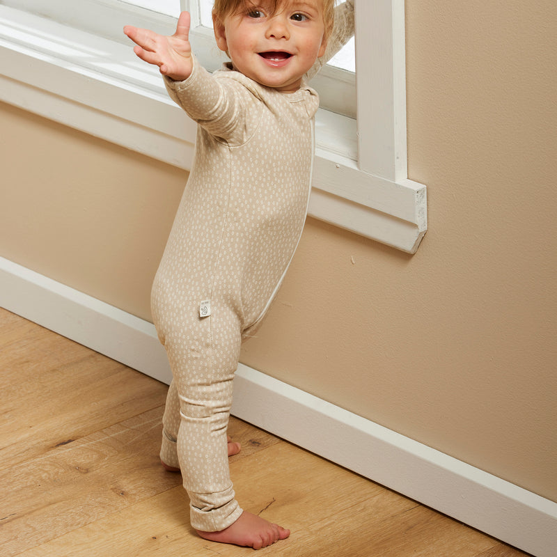 Warm Zippee Baby Romper 0.5 TOG - Oat Little Pod