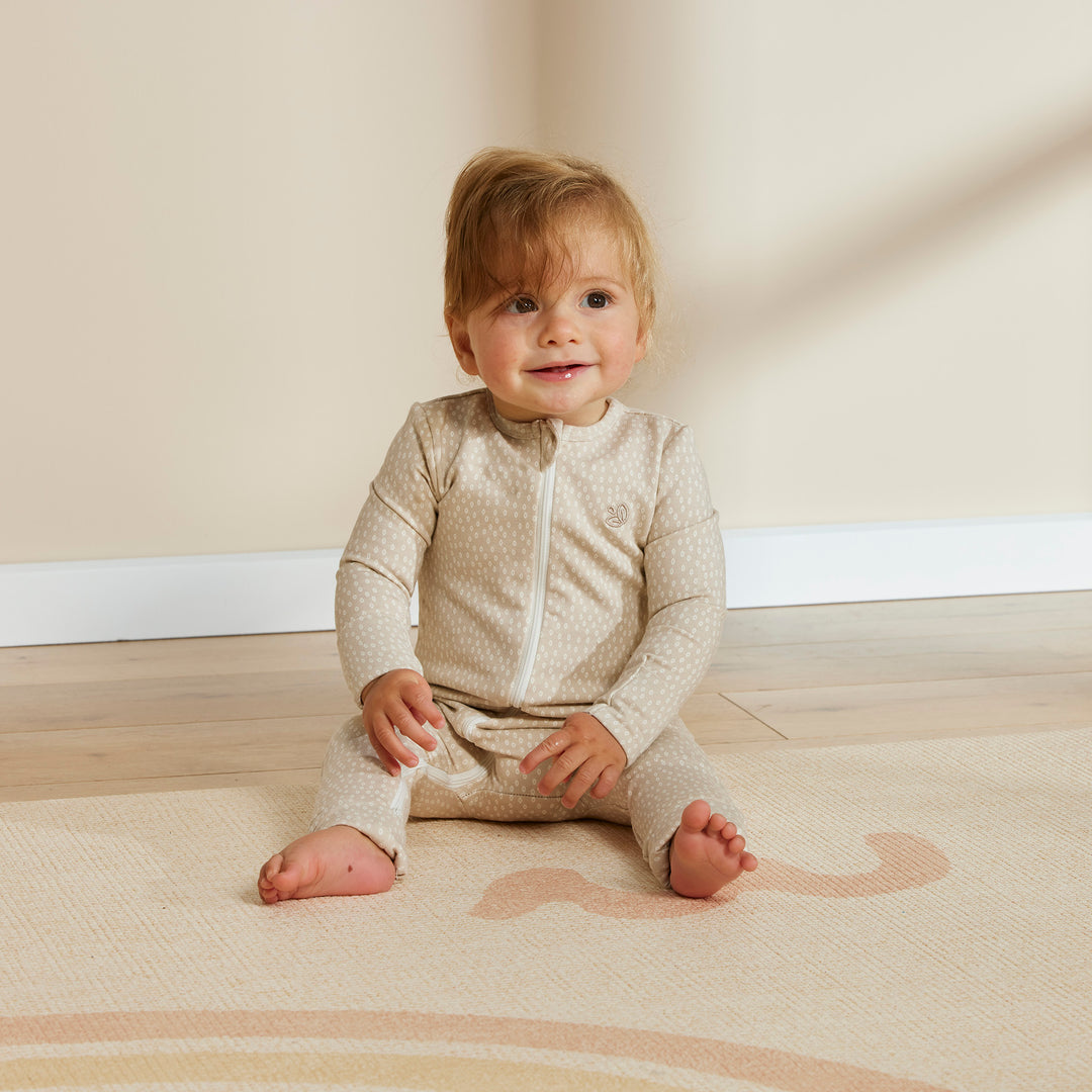 Light Zippee Baby Romper 0.2 TOG - Oat Little Pod