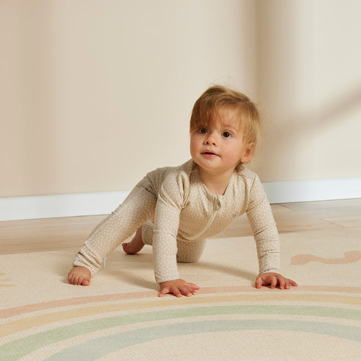 Warm Zippee Baby Romper 0.5 TOG - Oat Little Pod