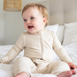 Warm Zippee Baby Romper 0.5 TOG - Oat Little Pod