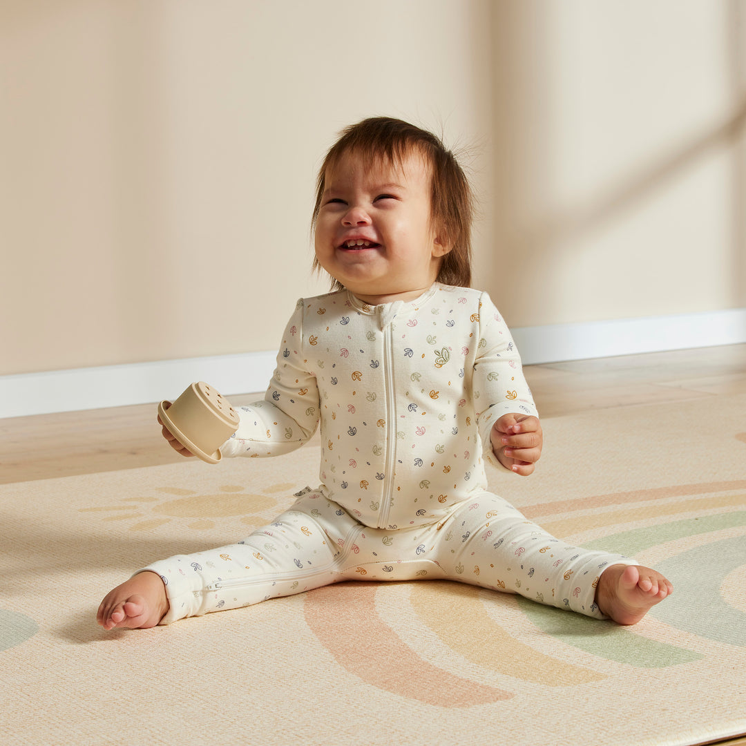 Warm Zippee Baby Romper 0.5 TOG  - Rainbow Dreaming