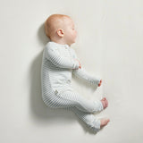 Warm Zippee Baby Romper 0.5 TOG - Dusk Blue Stripe