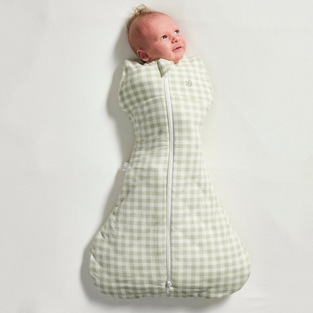 Swaddle Sleeping Bag 0.5 TOG - Gumleaf Gingham