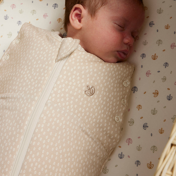 Swaddle Sleeping Bag 1.0 TOG - Oat Little Pod