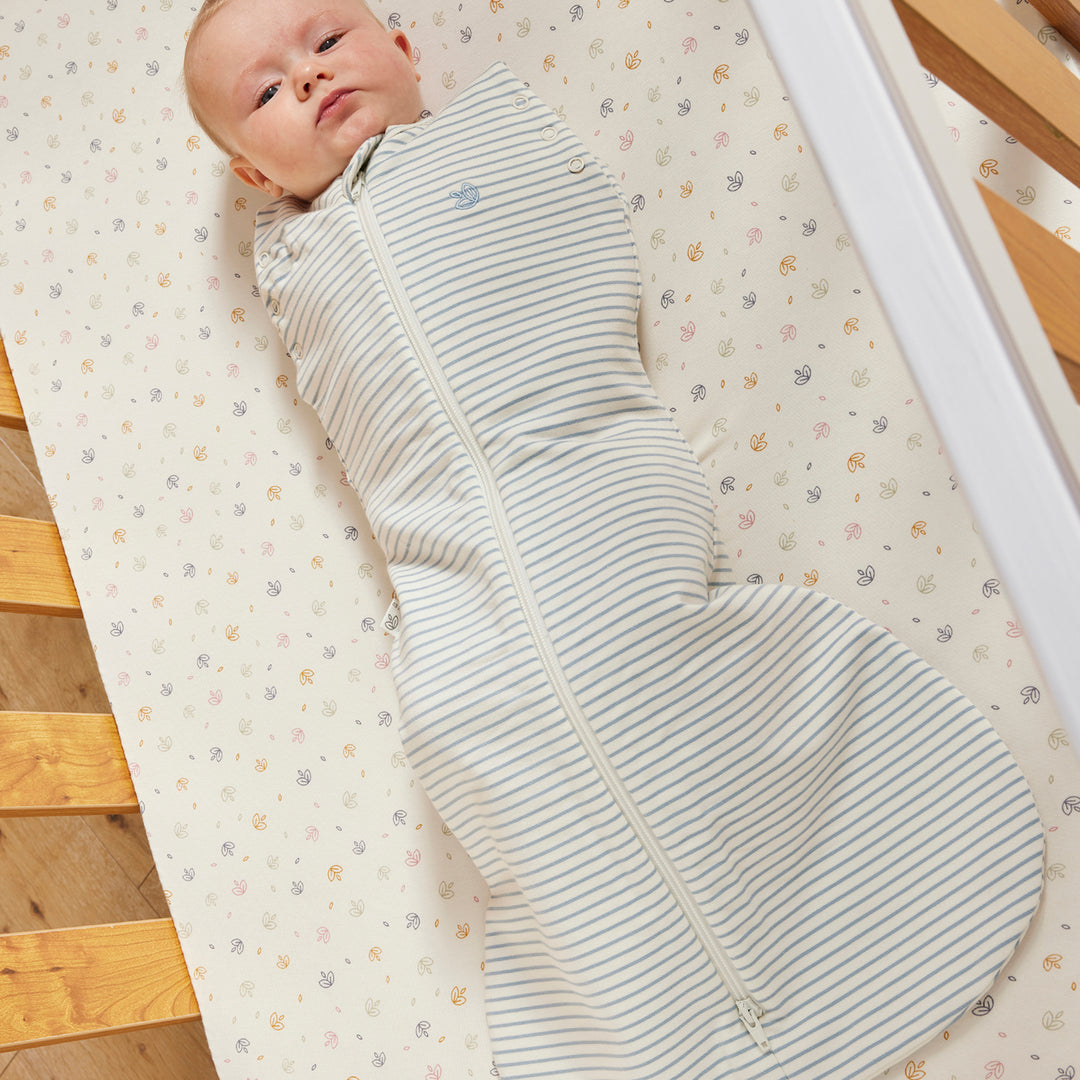 Swaddle Sleeping Bag 0.5 TOG - Dusk Blue Stripe