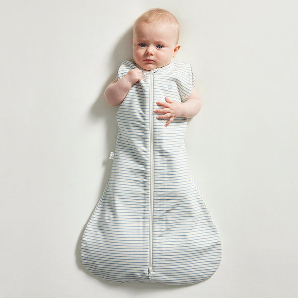 Swaddle Sleeping Bag 1.0 TOG - Dusk Blue Stripe
