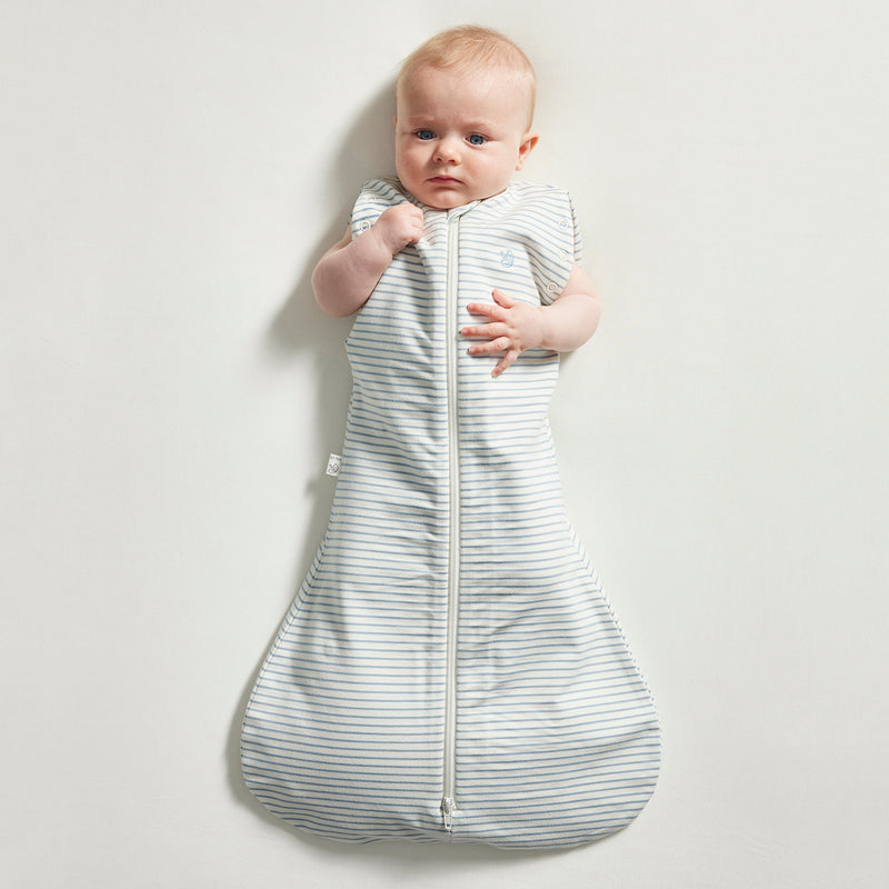 Swaddle Sleeping Bag 1.0 TOG - Dusk Blue Stripe