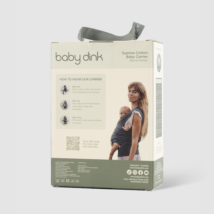 Baby Dink Carrier - Slate