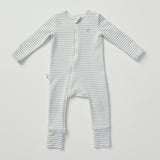 Light Zippee Baby Romper 0.2 TOG - Dusk Blue Stripe